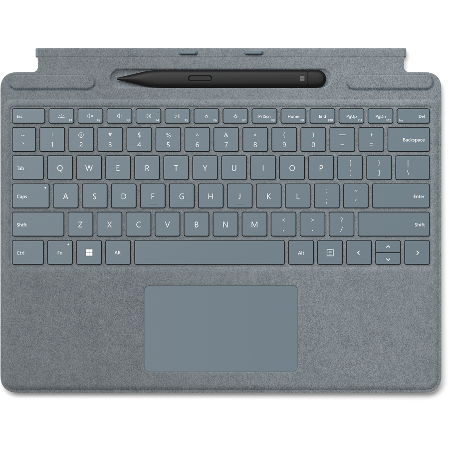 Microsoft Surface Pro 8 Signature Keyboard Eisblau mit Slim Pen 2 (DE)