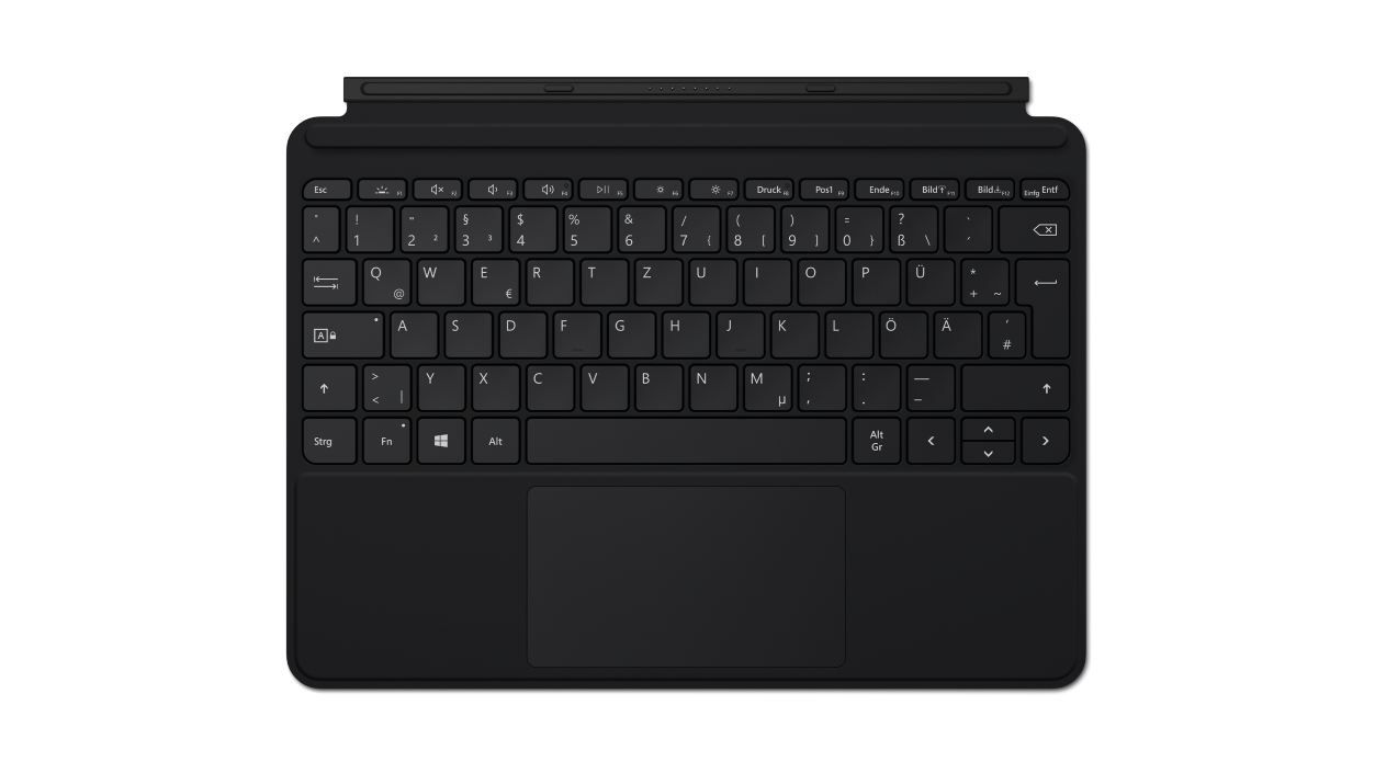 Microsoft Surface Go Type Cover, schwarz, DE, Business