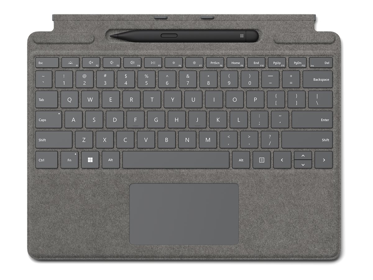 Microsoft Surface Pro 8/9/10 Signature Keyboard Platin mit Slim Pen 2 (DE)