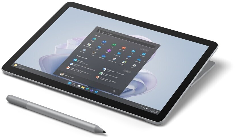 Microsoft Surface Go 4 f. Business Platinum, 10,5" Touch, Intel N200, 8GB RAM, 256GB UFS, Win11 Pro