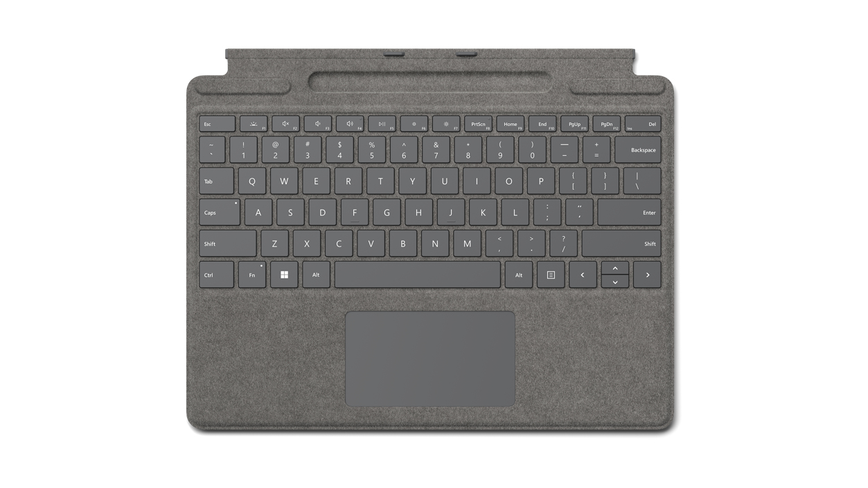 Microsoft Surface Pro 8/9/10 Signature Keyboard Platin (DE)